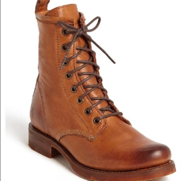 Frye Veronica Combat Boots - Picture 1 of 6